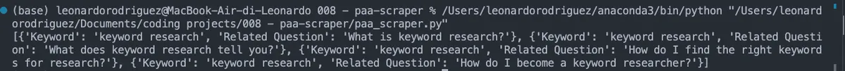 print PAA questions